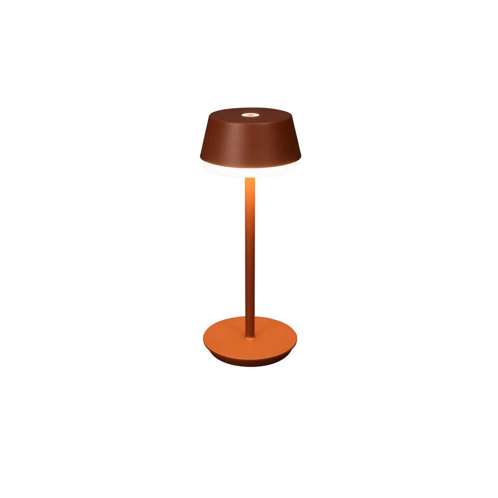 Lyon bordslampa usb Teracotta