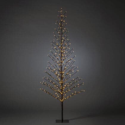 Black Tree 210cm Amber LED