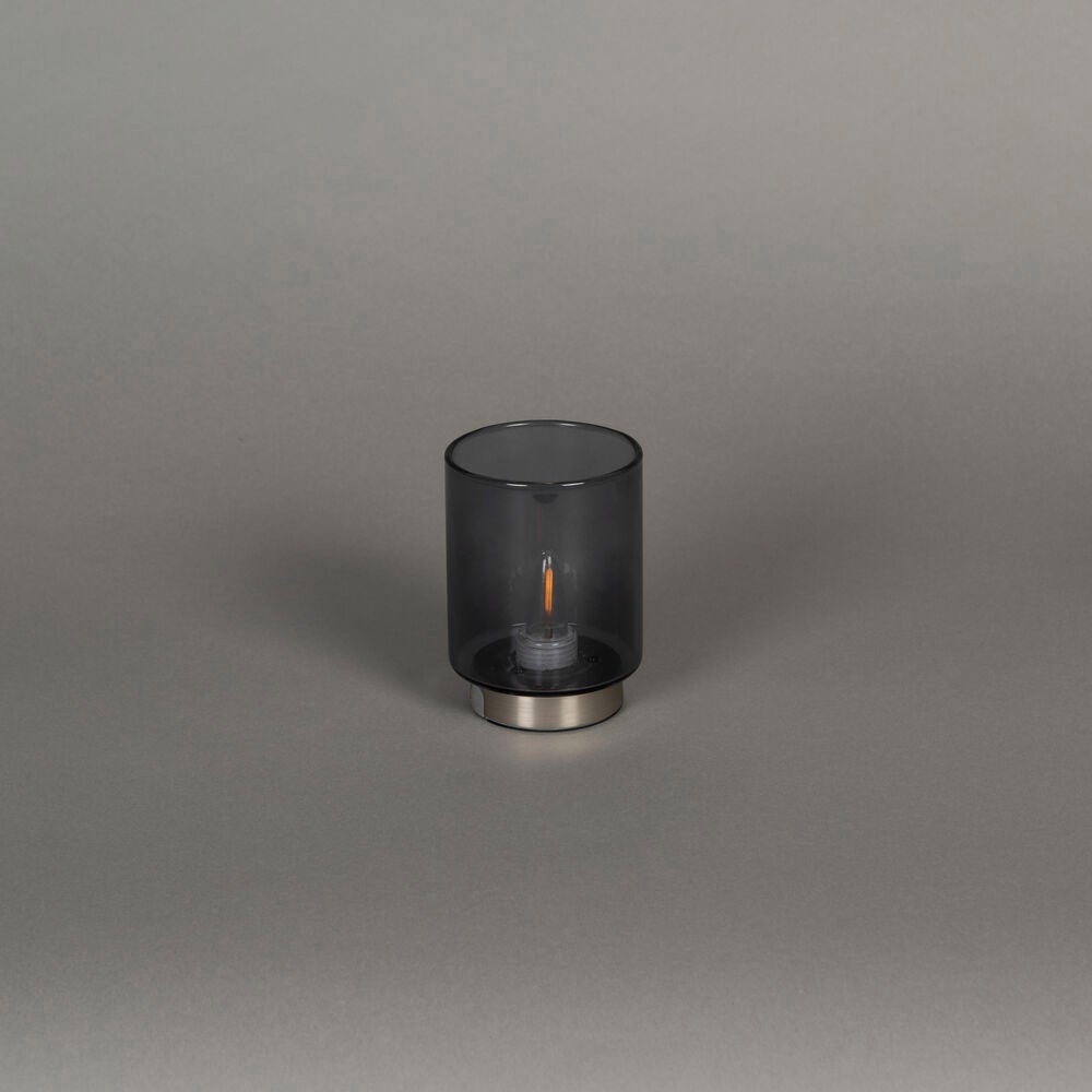 Laddbart glasljus. LED