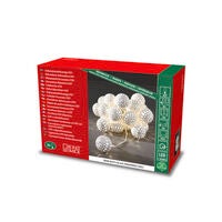 Slinga 24 metallbollar LED