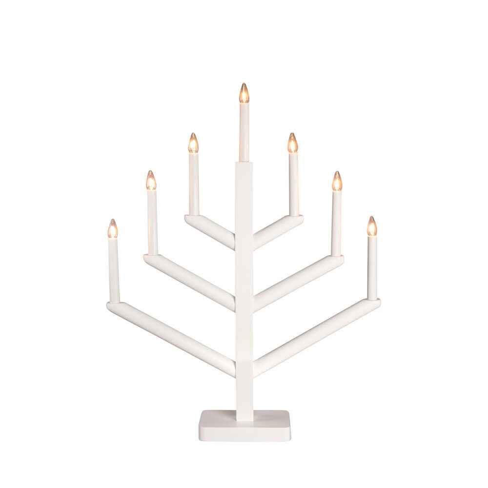 Holzleuchter Holz 7 Lampen Wei