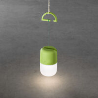 Assisi solcell/USB LED grön