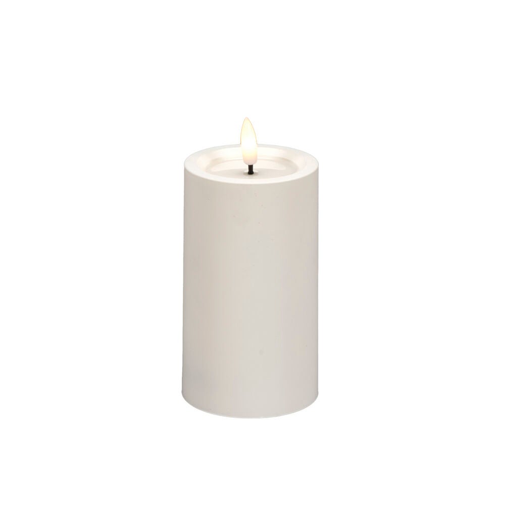 LED candle White 12cm 2xAA