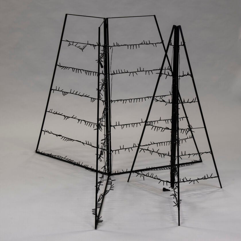 LED Metall Pyramide, 651 bern.