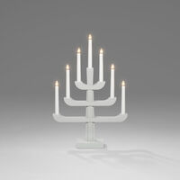 Candlestick 7 bulbs, Grey