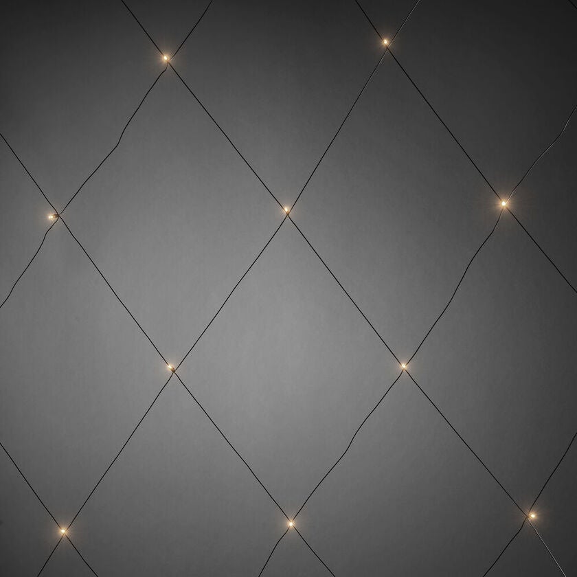 Nät 96 varmvit LED 3x3m