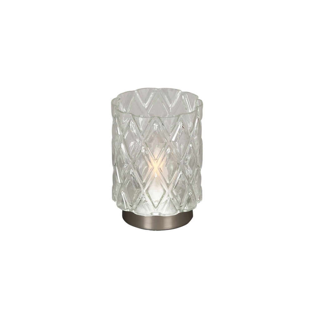 Laddbart glasljus. LED
