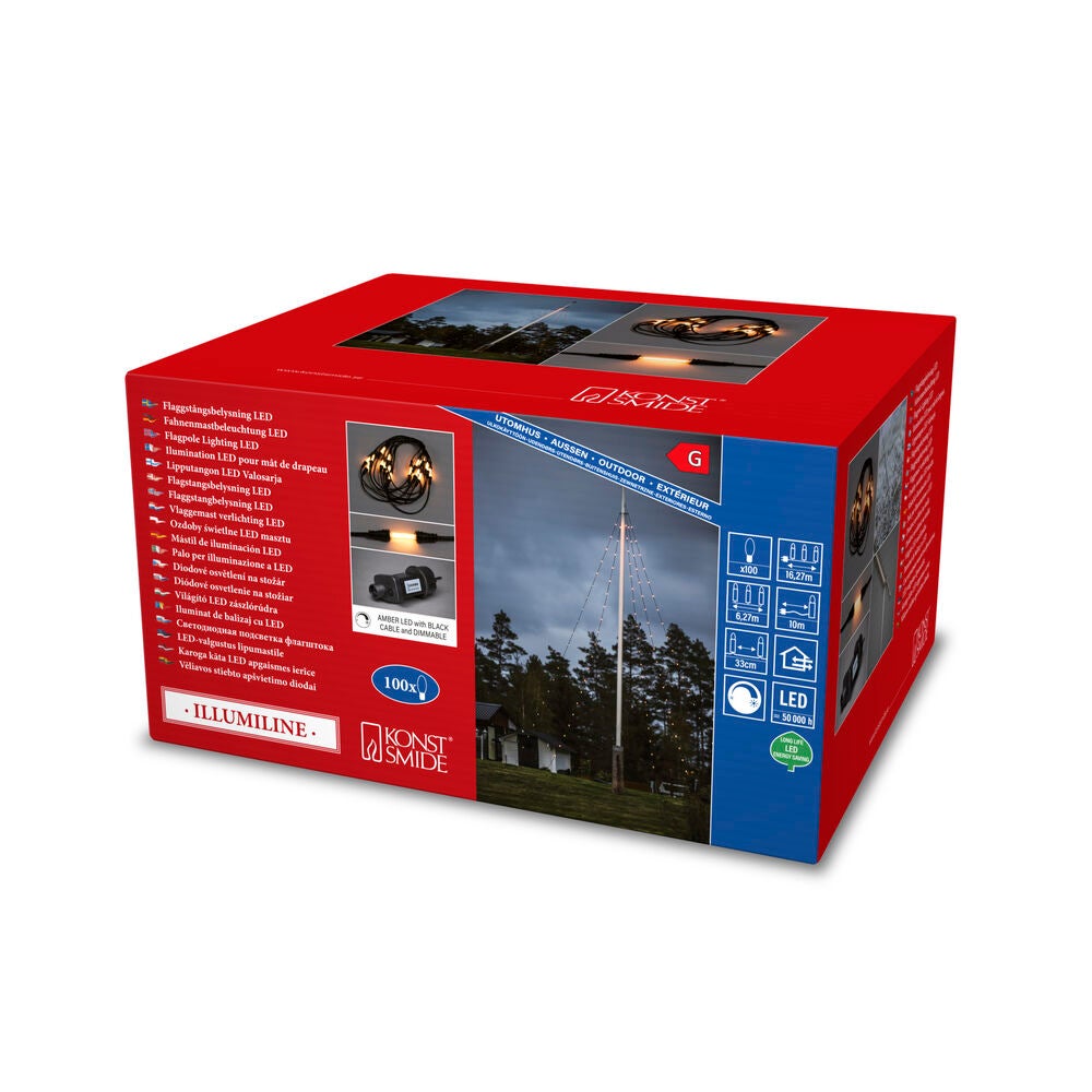 Flaggstångsslinga 5x20 LED