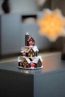 LED Holzsilhouette Weihnachtsd