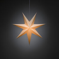 Pappersstjärna vit 60cm