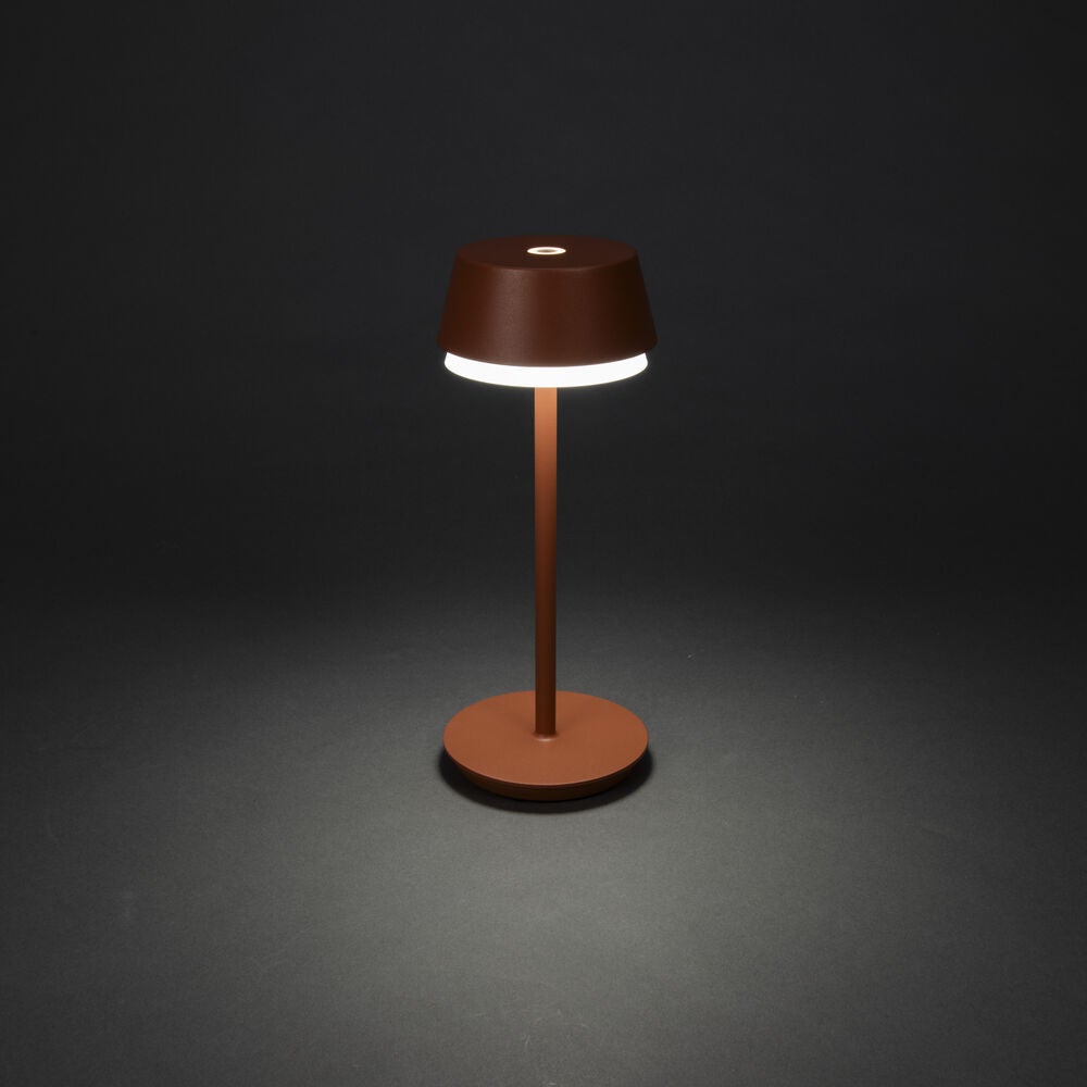 Lyon bordslampa usb Teracotta