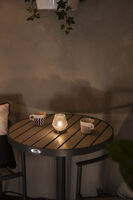 Rechargeable Glass Candle. LED