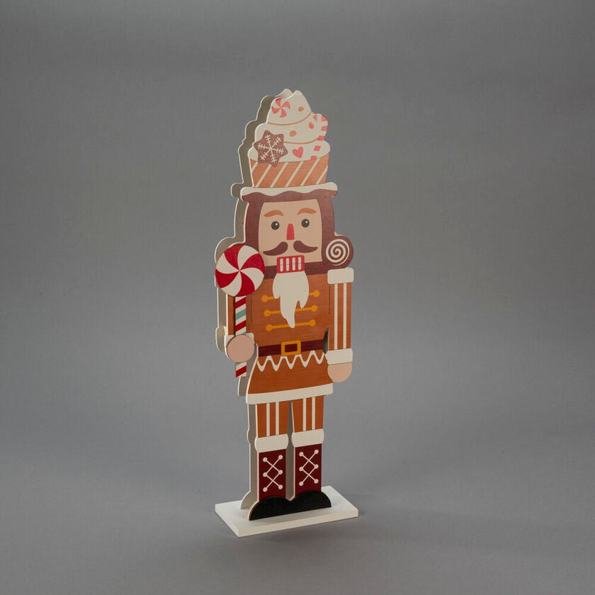 Nötknäppare brun LED batteri