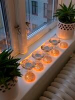 Light Set, copper decors, LED