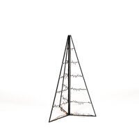 Metalldekoration pyramid LED