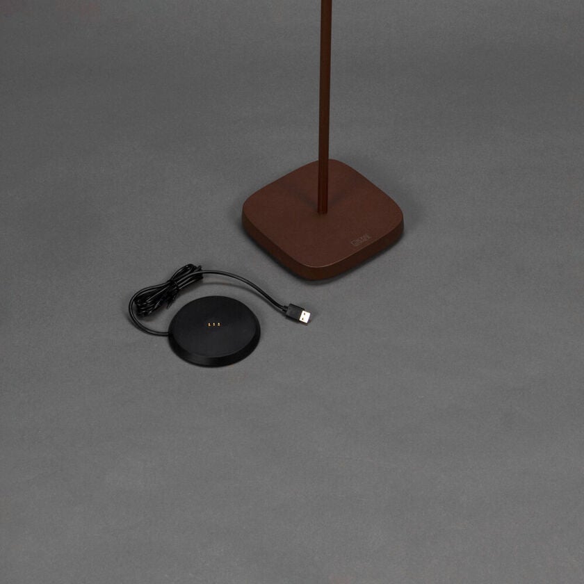 Nice Golvlampa usb Rost