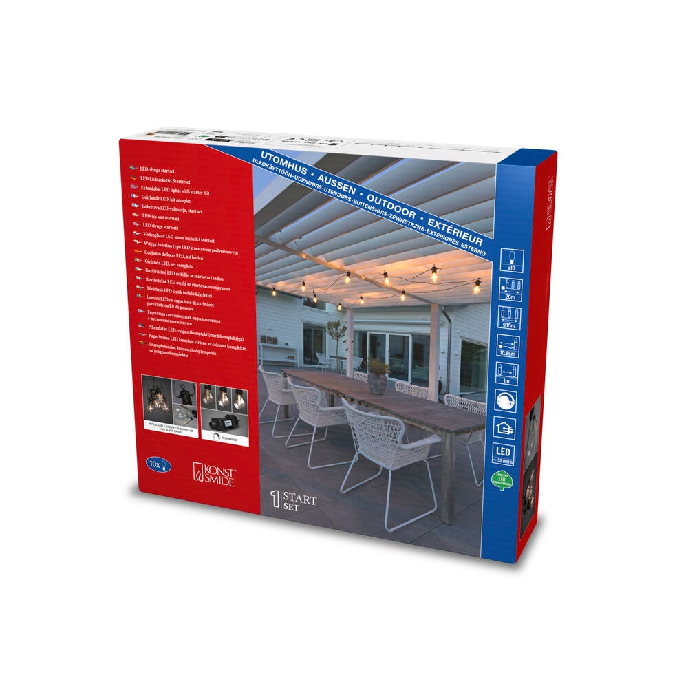 Startset E27 10 LED utbytbar