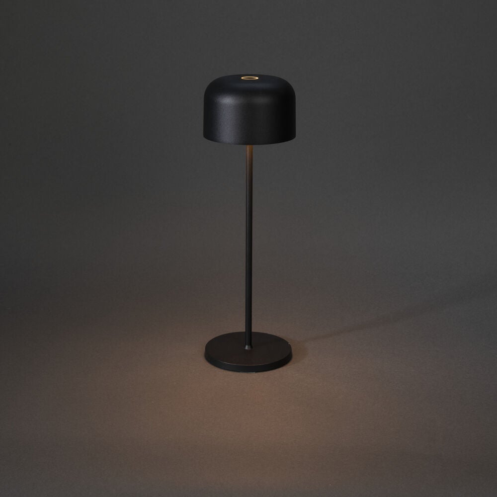 Lille bordslampa USB Svart