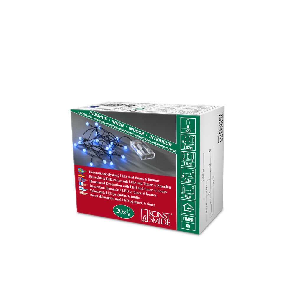 LED Globelichterkette, runde D