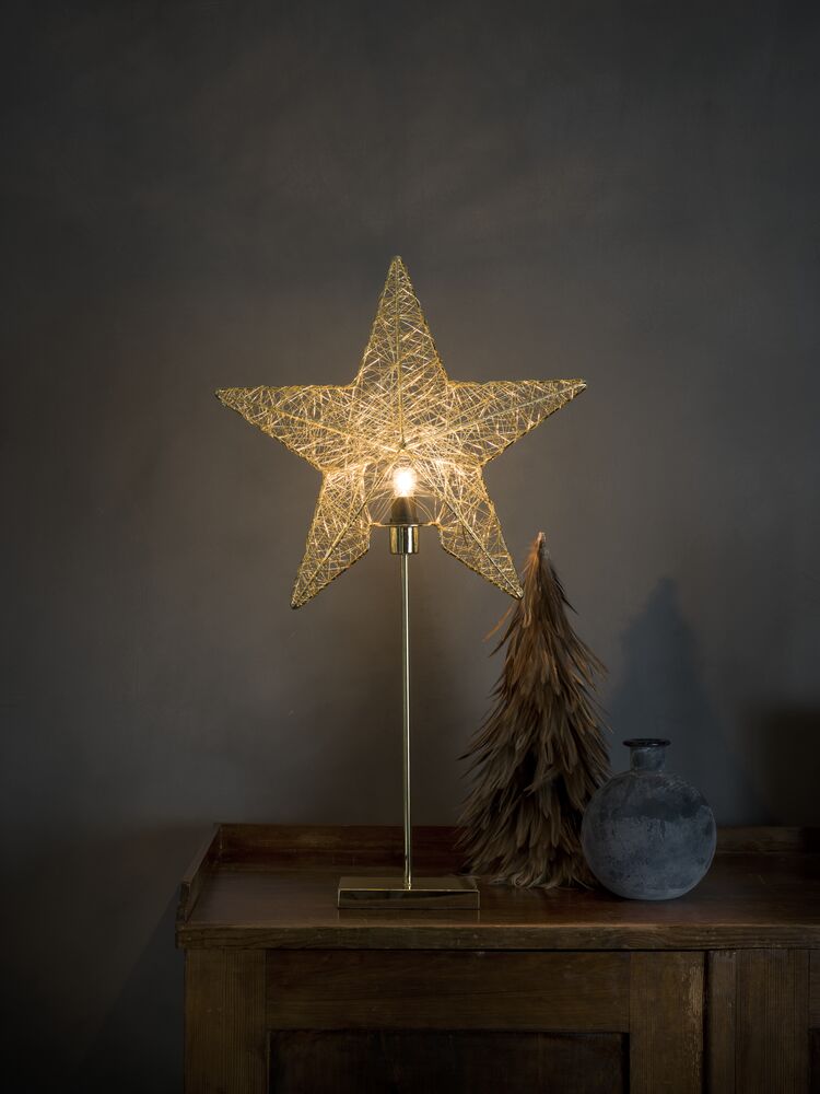 Brass Metal Star, Standing