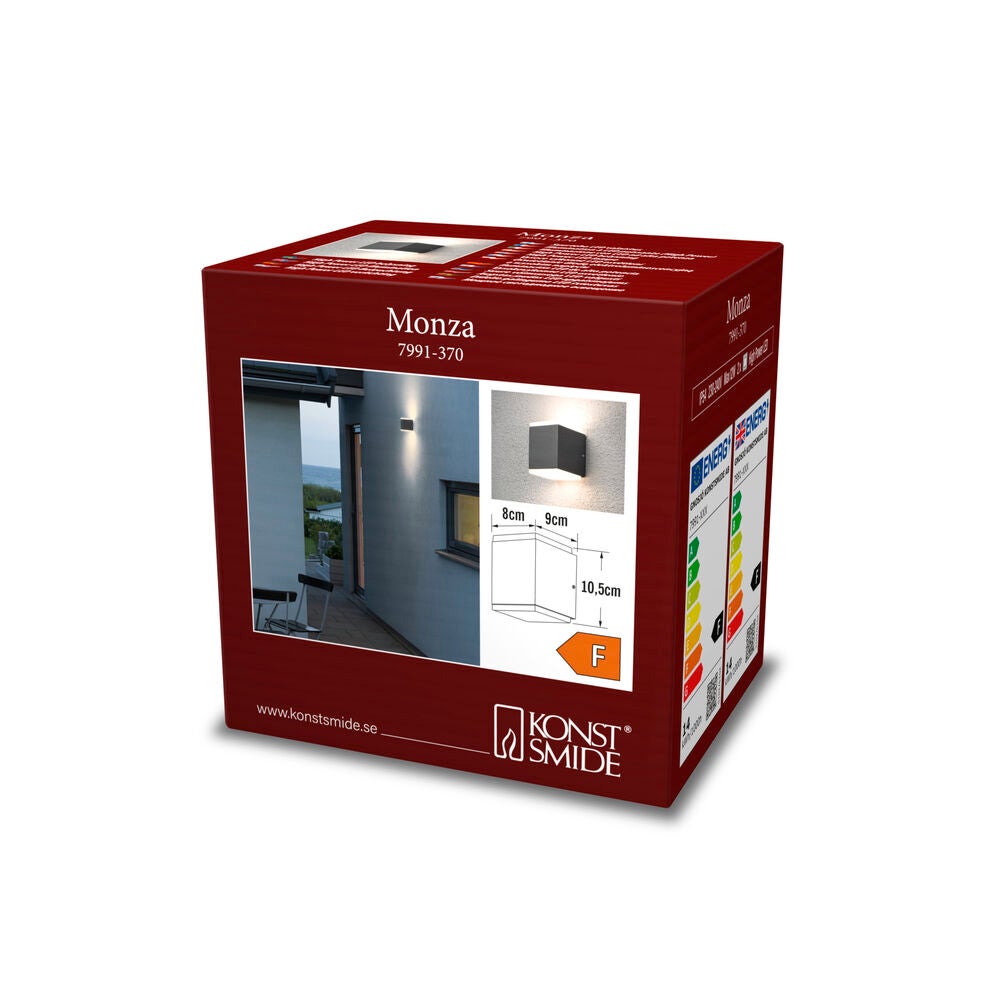 Monza Wall Light LED Dark Grey