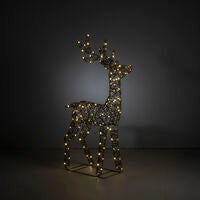 Imitation rattan reindeer LED