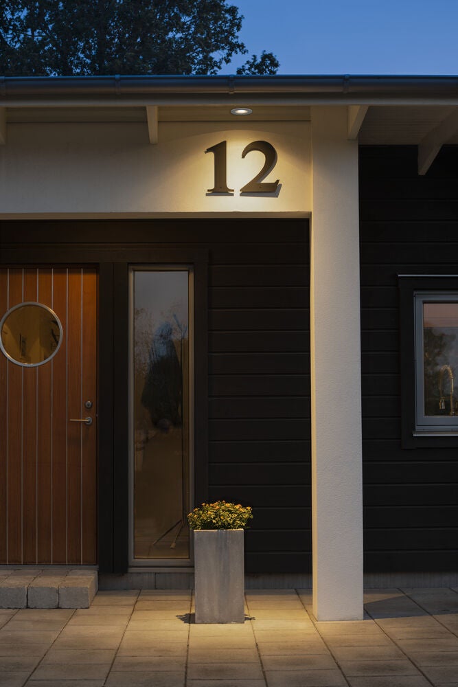 Recessed high power LED white