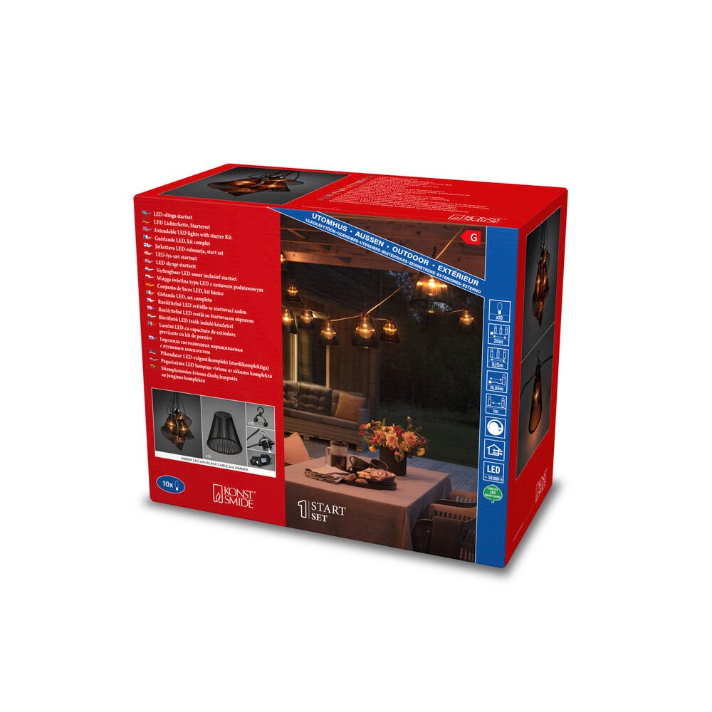 Start set, 10 clear bulbs LED