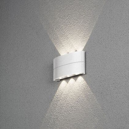 Chieri vägglykta 8W LED vit