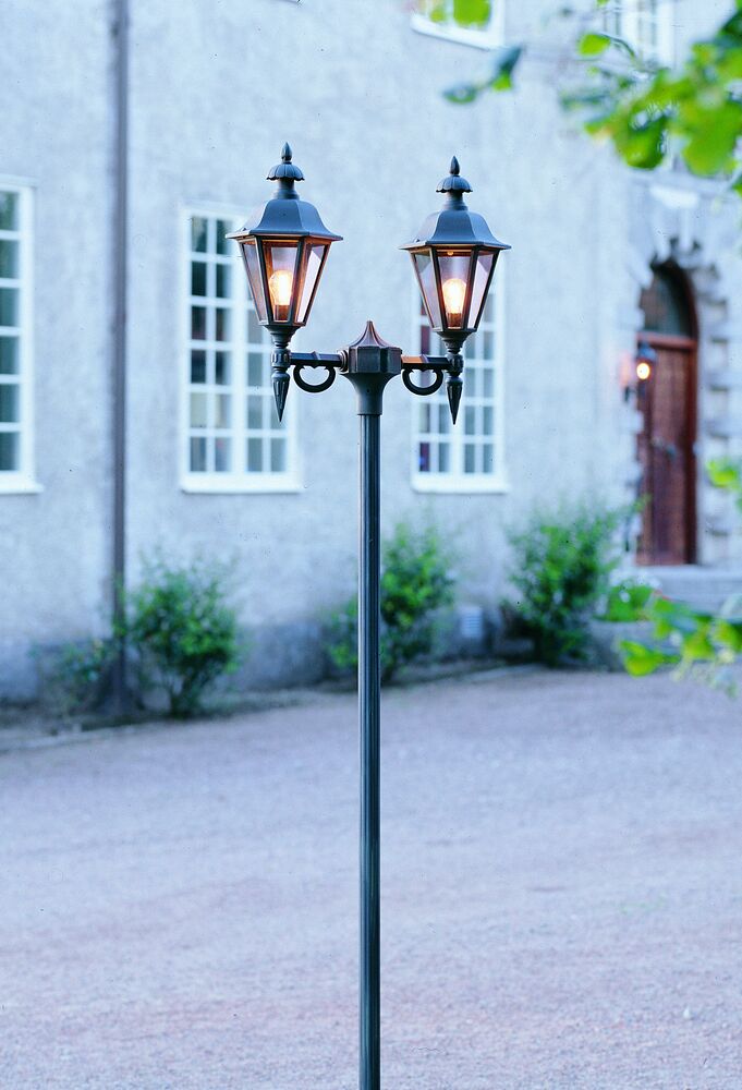 Pallas 2-arm lykta ex stolpe