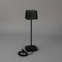 Capri table lamp usb black