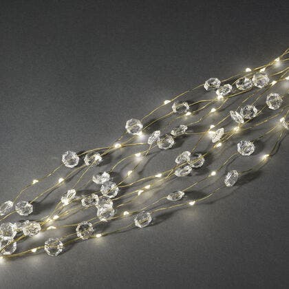 LED Diamantenlametta Sträng
