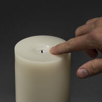 Wax Candle LED 9.6x 18.2cm B/O