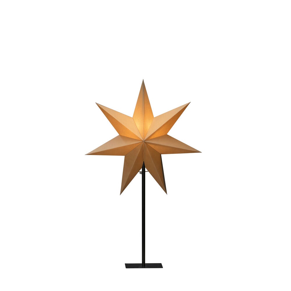Standing Paper Star Beige 65cm