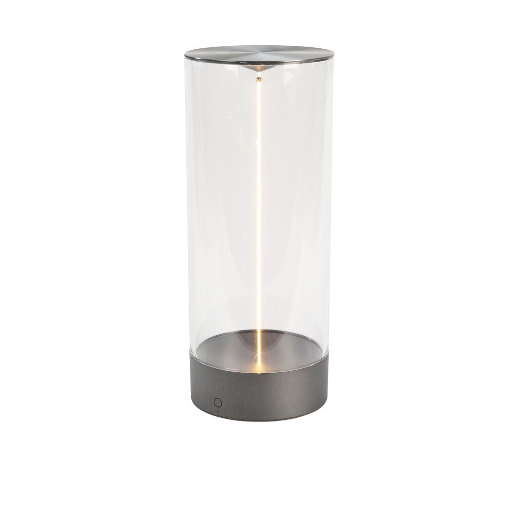 Edison L bordslampa M.Grå USB