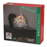 Santa carriage LED, B/O & USB