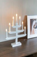 Candlestick red 7 bulbs