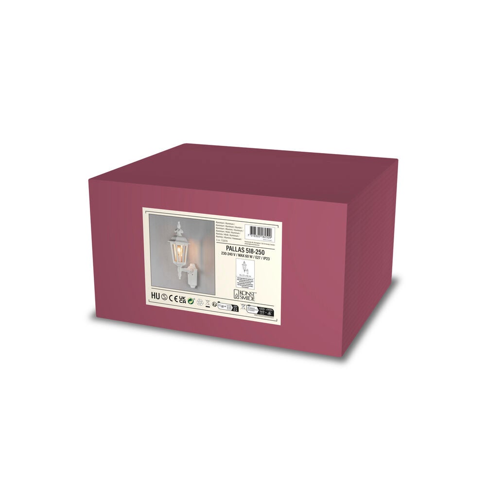 Pallas Up Wall Light Matt Wht