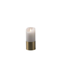 Vaxljus m mässingsfolie 17,5cm