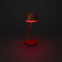 Lyon bordslampa usb Teracotta