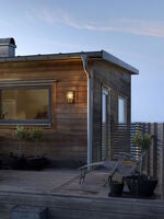 Brindisi vägglykta E27 svart