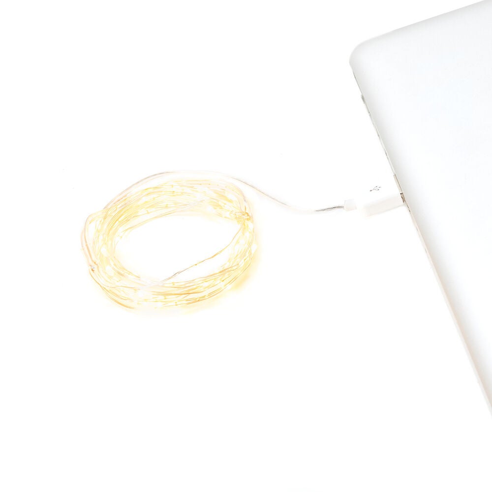 Micro LED Light Set Amber USB