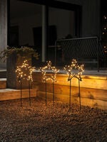 3xBlack met.star grd.stick LED