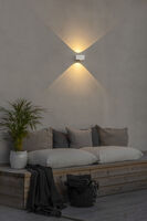 Gela vägglykta upp/ned mgråLED