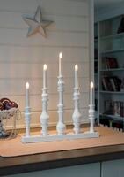 Candlestick glossy white