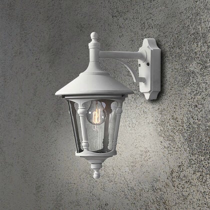 Virgo vägglykta ned E27 