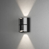 Vidar vägglykta 2x5W LED svart