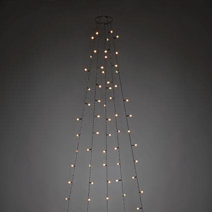 LED Baummantel mit Globes