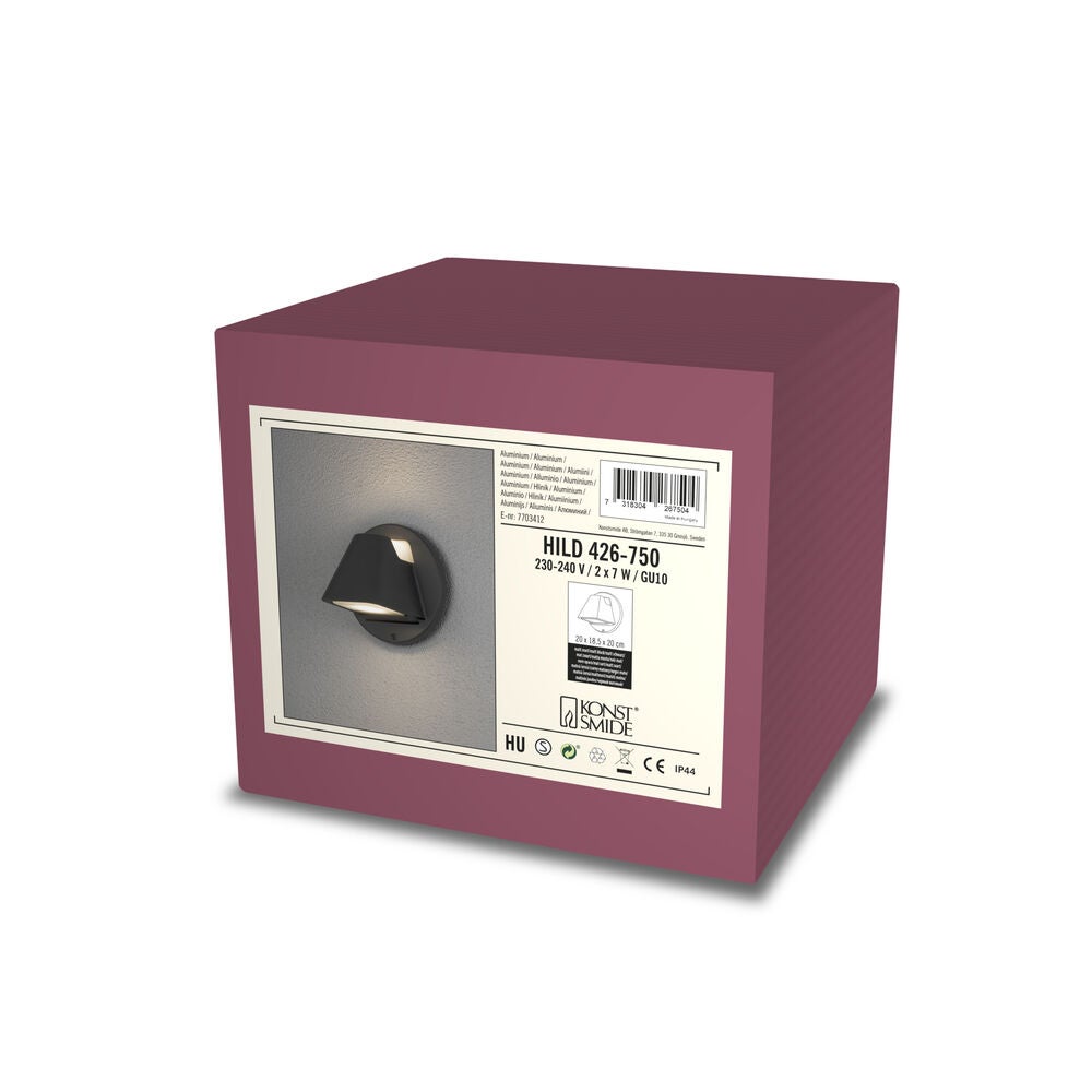 Hild Wall Light GU10 Black