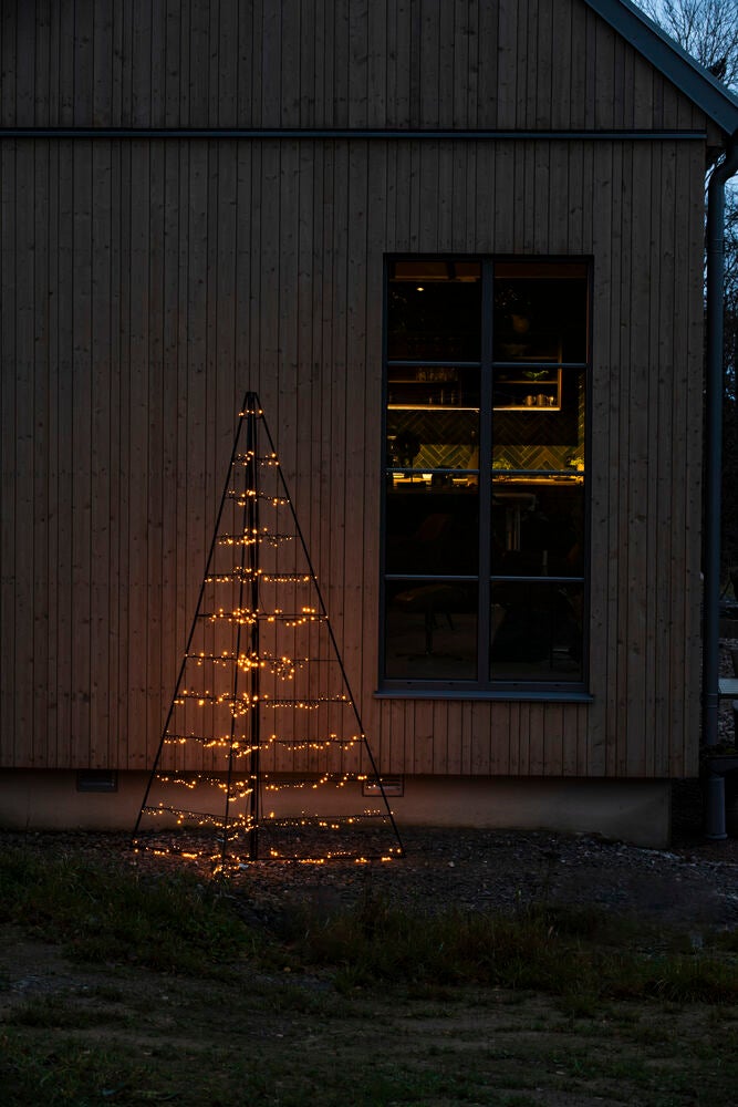 LED Metall Pyramide, 651 bern.